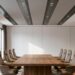 Artnovion Luxor acoustic panel system installed in a boardroom ceiling