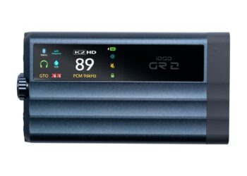 iFi iDSD GR 2 portable DAC and headphone amplifier with touchscreen display