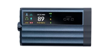 iFi iDSD GR 2 portable DAC and headphone amplifier with touchscreen display