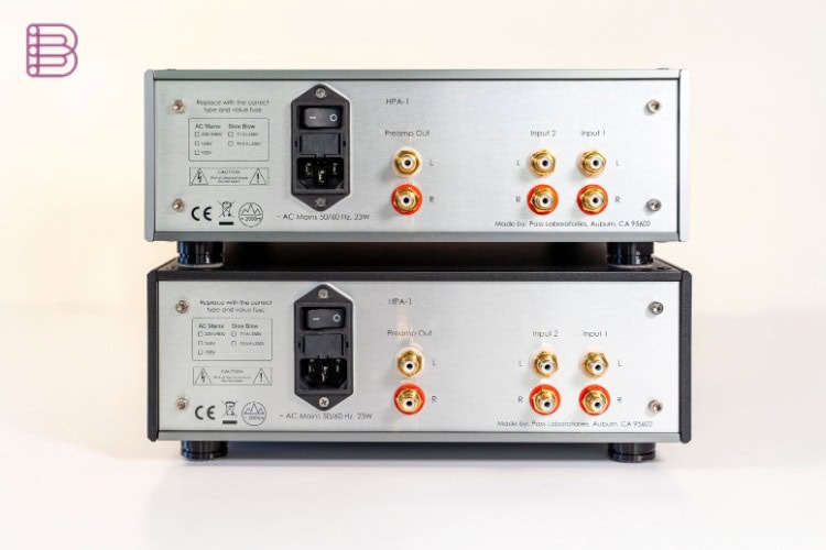 Pass Labs HPA-1c front panel with volume control