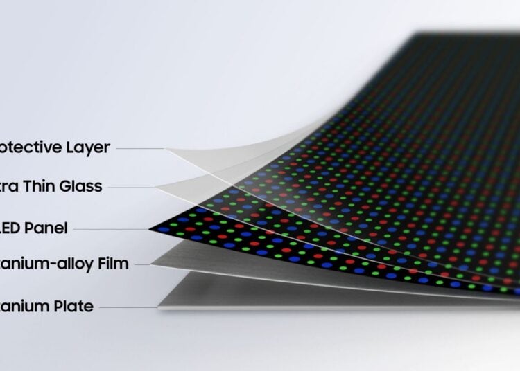 Samsung Flex Titanium foldable display technology