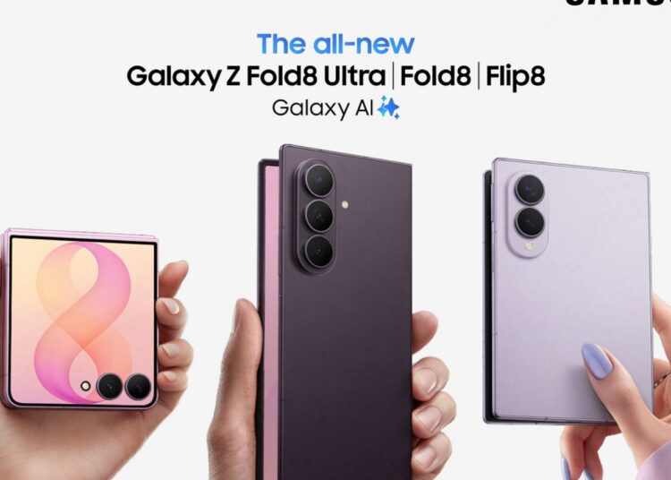 Samsung Galaxy Z Fold8 Ultra, Fold8 and Flip8 foldable smartphones family lineup