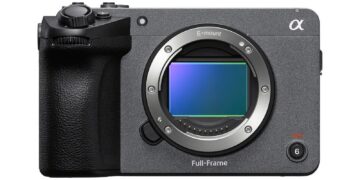 Sony FX5 full-frame Cinema Line camera front view