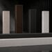 Wisdom Audio Insight P3m Series soundbar and speaker lineup in multiple finishes