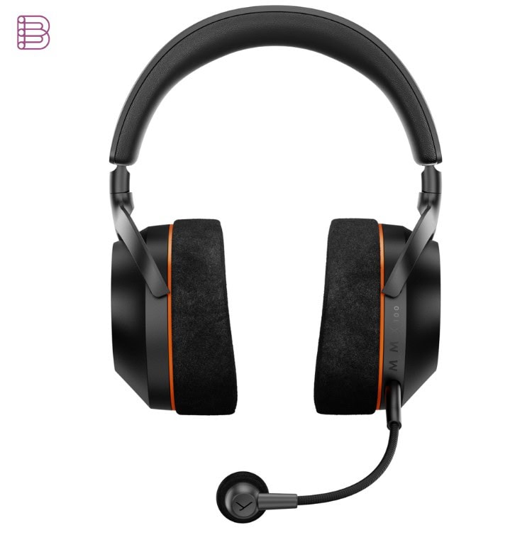 beyerdynamic MMX 100 MMX 130 wireless gaming headset, MMX 100 studio front view with META VOICE microphone
