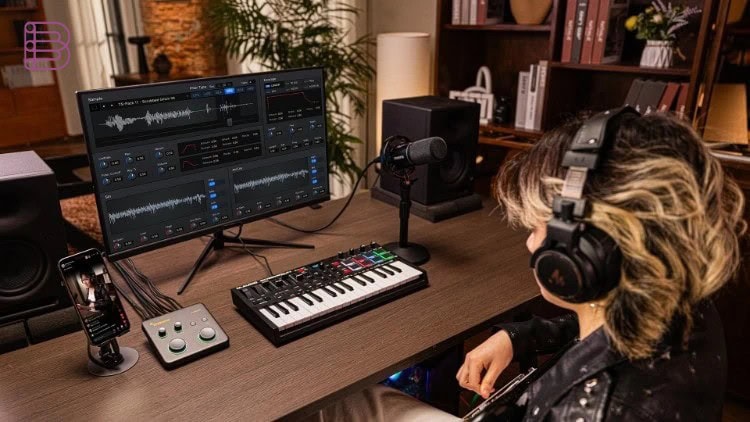 Maono P Series audio interface in a streaming setup