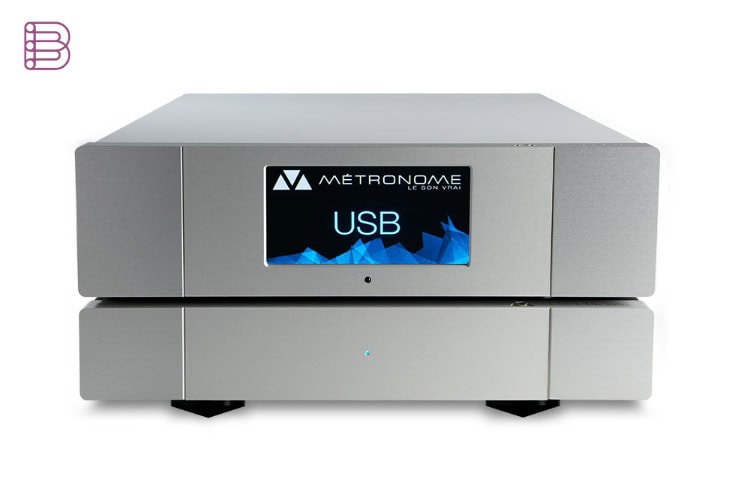 Metronome c|AQWO 2 in silver aluminium finish, full product view
