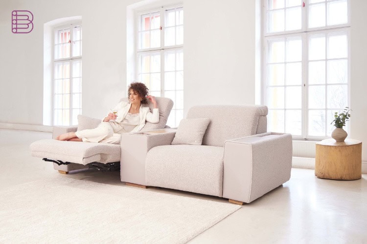 Moovia Marbella media sofa featured in the CEDIA Expo 2026 Home Cinema SR10 showcase