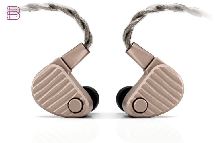 64 Audio Ocean flagship in-ear monitor front view with cables