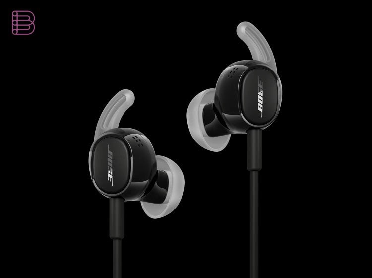 Bose Noise Cancelling Wired Earbuds angled product view