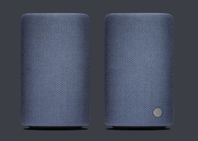 Cambridge Audio YOYO M Bluetooth speaker pair, Blue