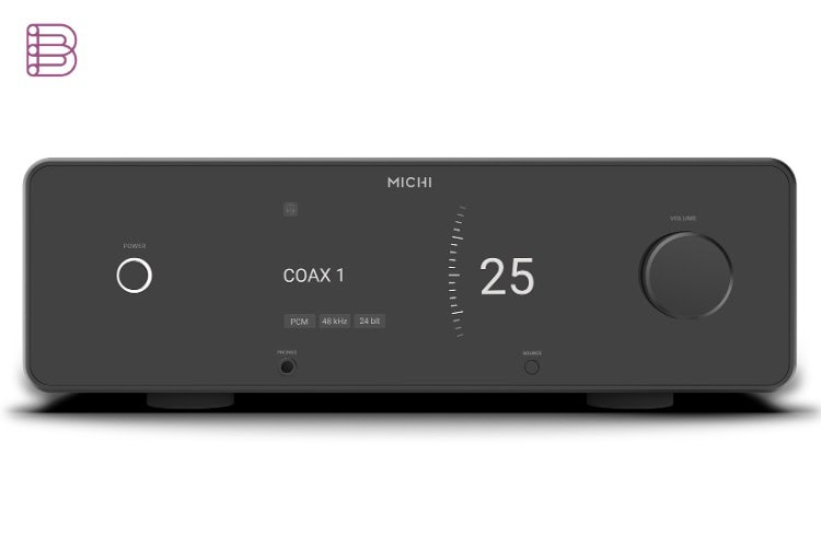 Class D amplifier high-end audio: Rotel Michi P430 preamplifier front panel