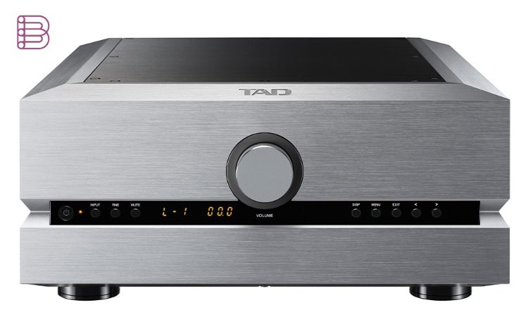 Class D amplifier high-end audio: TAD A1000 integrated amplifier front panel