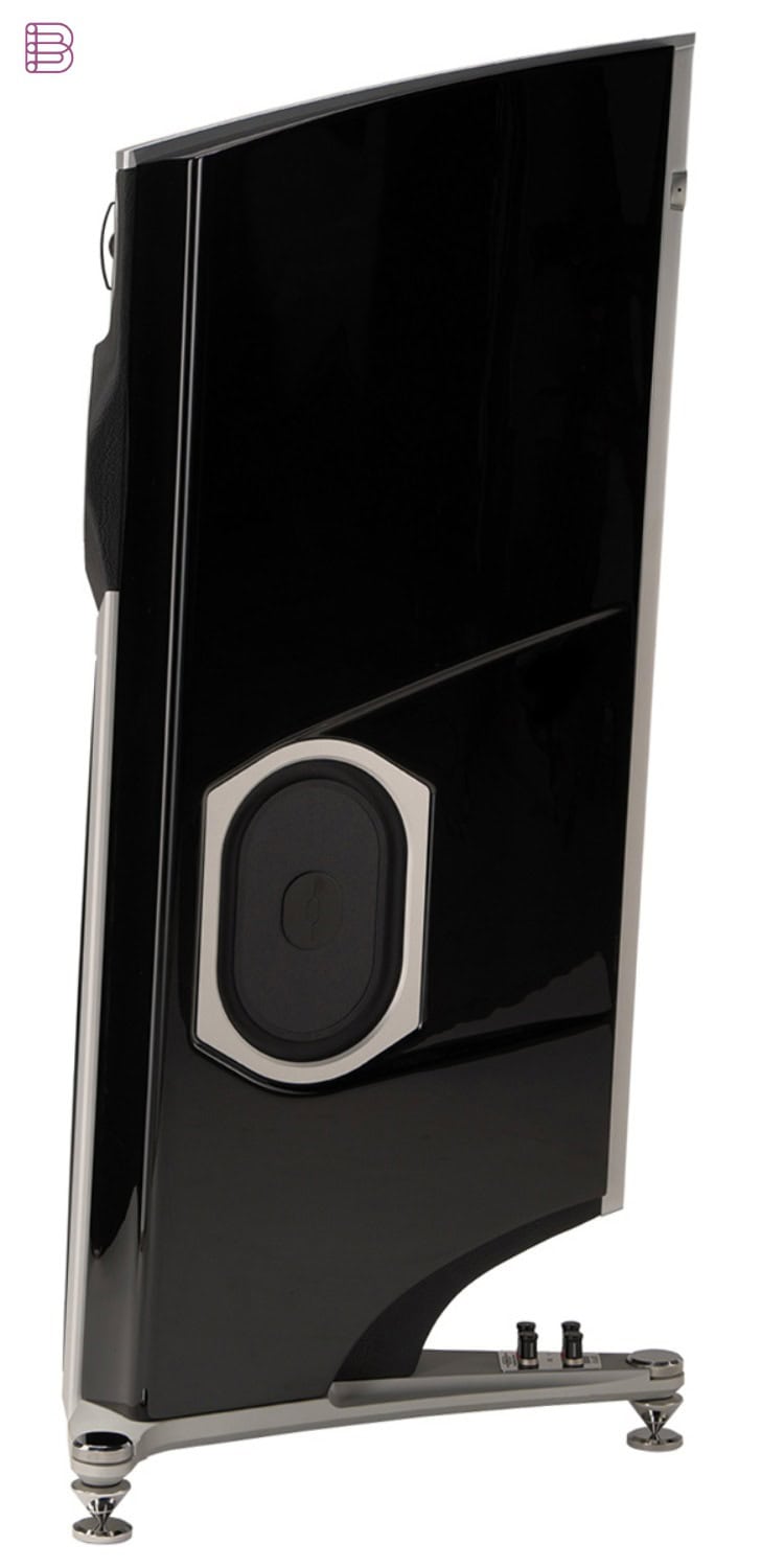 Diapason Didascalìa side-firing passive radiator and cabinet side view