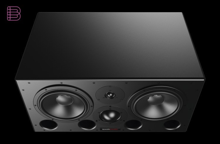 Top-down angled view of the Dynaudio Acoustics M2 MkII cabinet