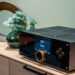 Electrocompaniet EC 5 stereo reference preamplifier on a sideboard