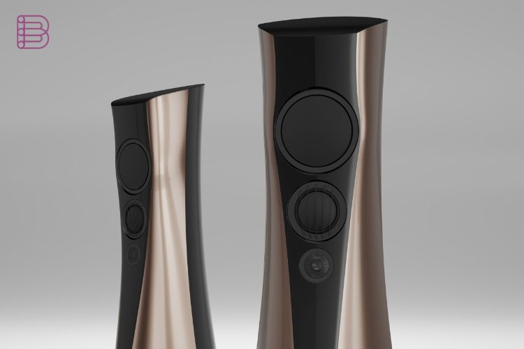 Estelon Forza Ultra driver-array close-up in Petra Gold-afwerking