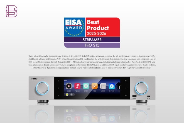 FiiO S15 desktop high-resolution audio streamer