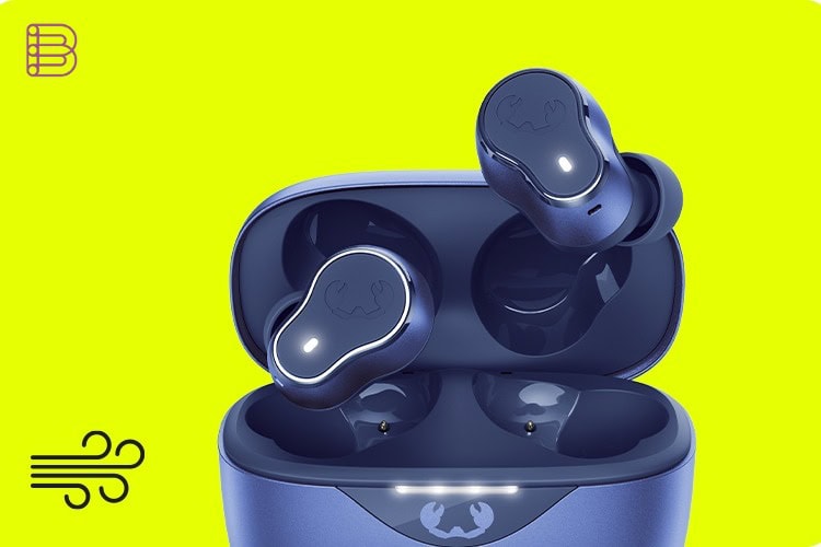 Fresh 'n Rebel Twins Elite 2 earbuds and charging case in True Blue