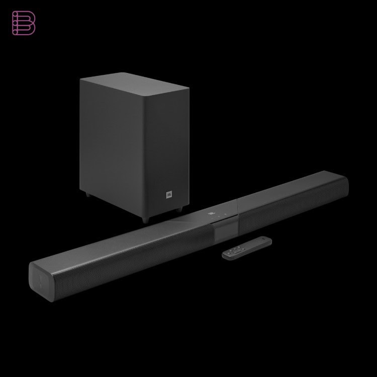 JBL Cinema SB550MK2 soundbar with wireless subwoofer and remote