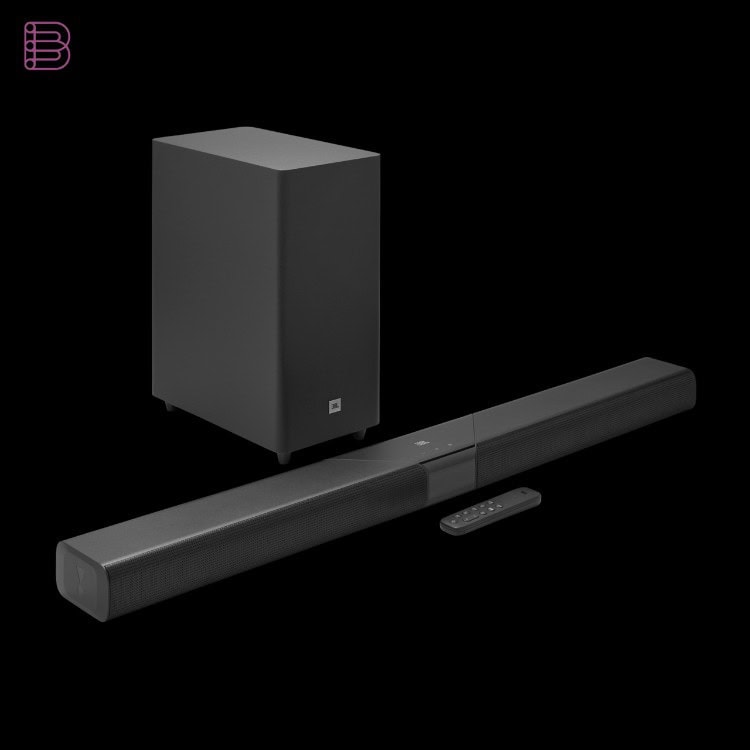 JBL Cinema SB580MK2 soundbar with wireless subwoofer and remote