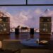 JBL Summit Series loudspeakers set up in a mountain-view listening room