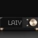 LAiV Harmony uDAC front view with dot-matrix display