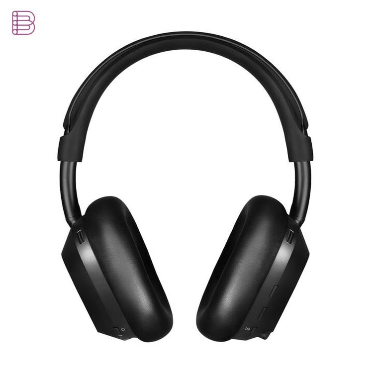 Lewitt LW6 wireless studio headphones angled view with onboard controls