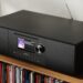 Majority Fitzwilliam range and Quadriga Maxi all-in-one hi-fi system in a living room