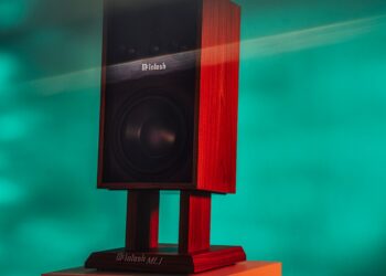 McIntosh ML1 Mk II loudspeaker on matching stand