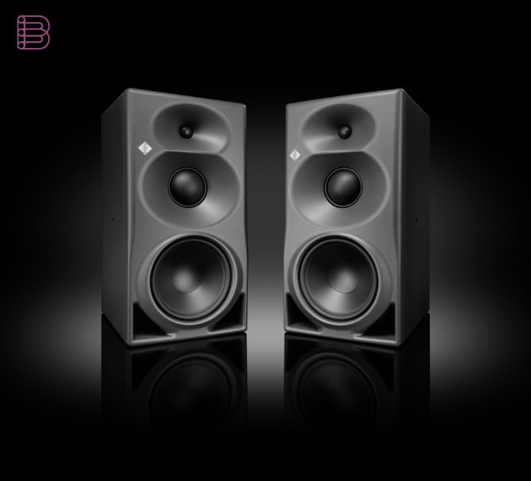 Neumann KH 350 three-way bass-reflex midfield studio monitor pair