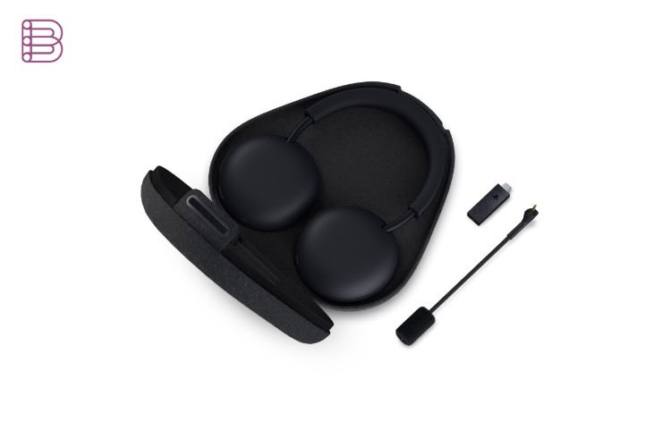 PlayStation Pulse Edge Wireless Headset with carrying case and accessories