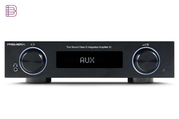 Premiera D1 BK front panel with display