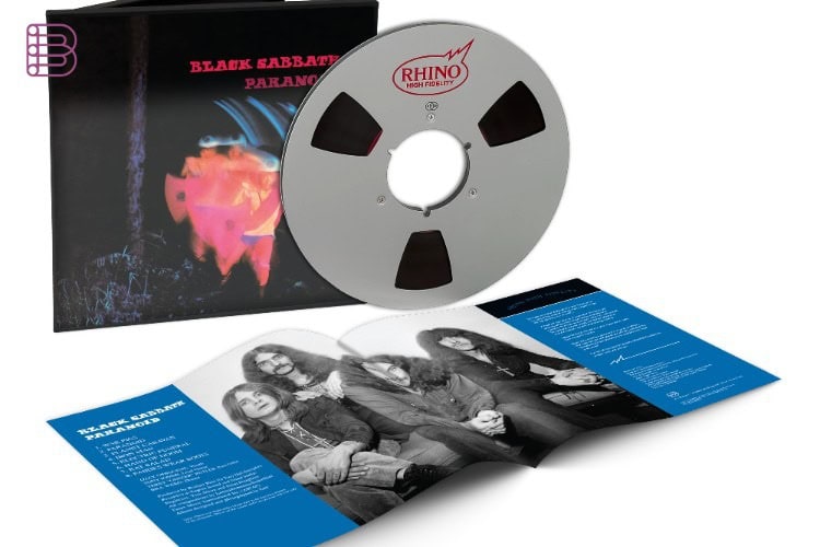 Rhino Black Sabbath R2R: Paranoid reel-to-reel packaging
