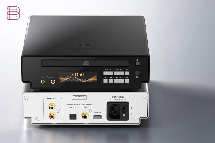 Shanling CD50 front unit with rear panel connections shown