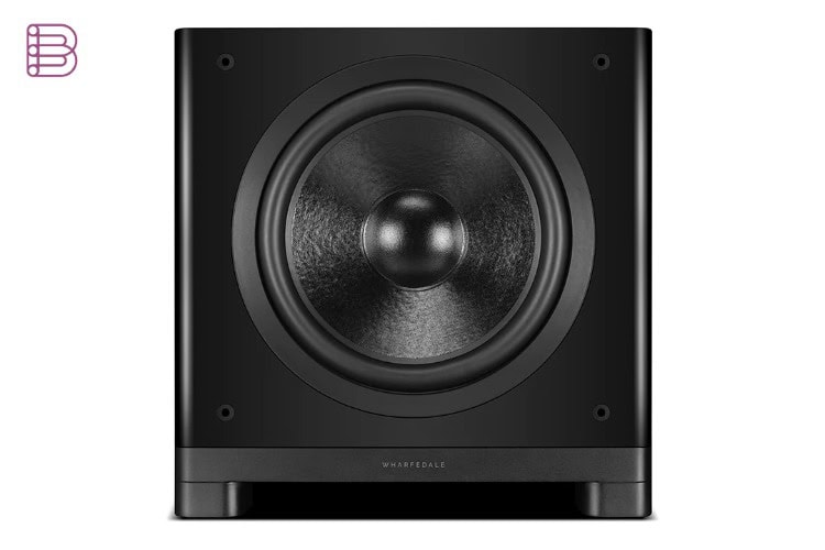 Wharfedale NOVA 12 subwoofer front view with grille removed