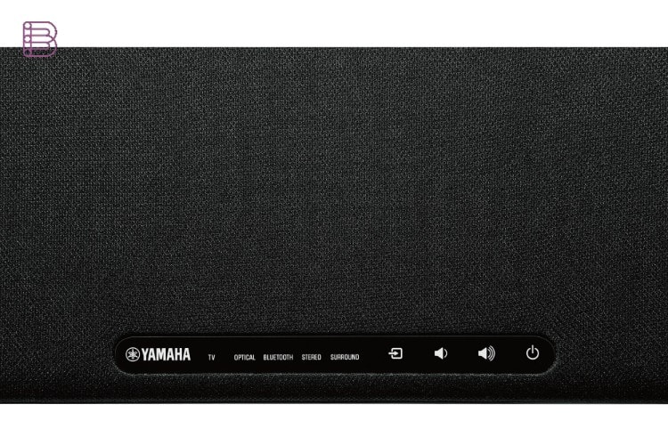 Yamaha ATS-B200 front panel with touch controls