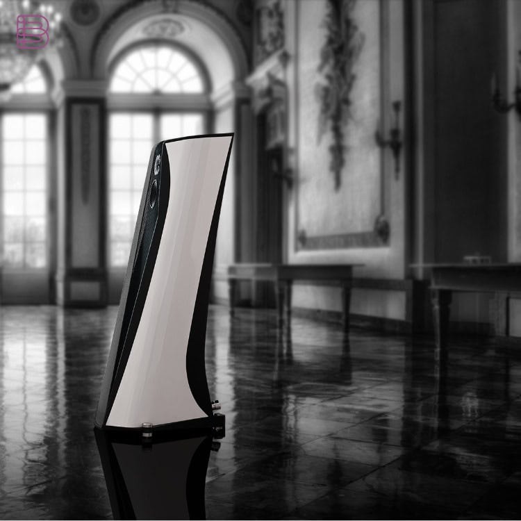 Aequo Audio Ensium loudspeaker in a grand hall