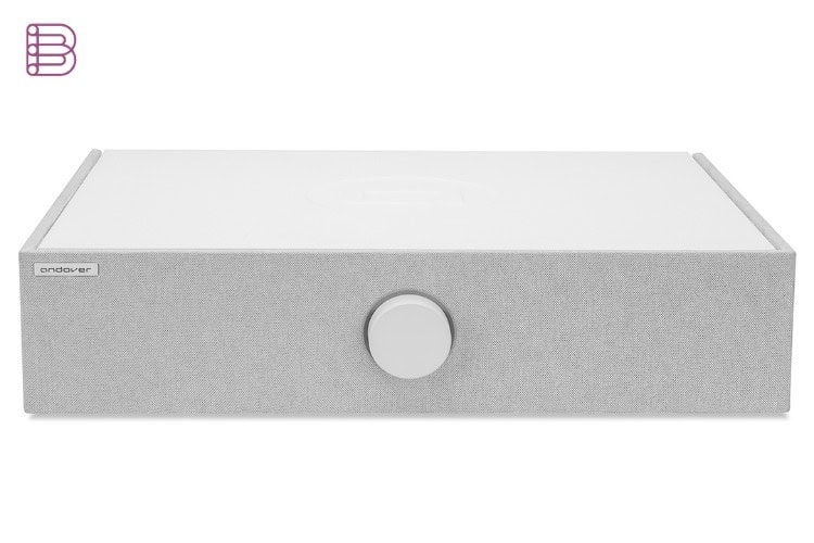 Andover Audio SpinBase MAX 2 turntable speaker in White finish