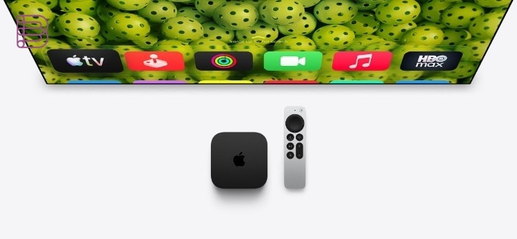 The new Apple TV 4K set-top box and Siri Remote
