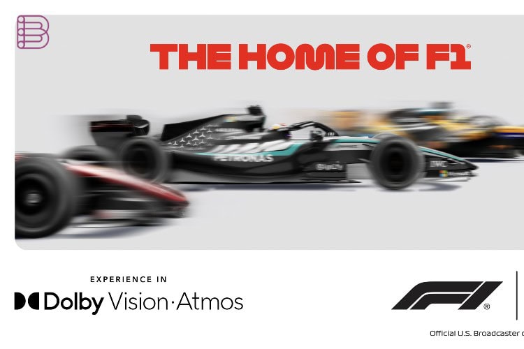 Apple TV Dolby Atmos Formula 1 broadcast detail