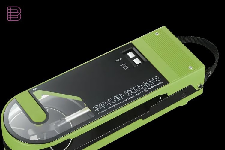 Audio-Technica Sound Burger AT-SB727 in green, official studio shot