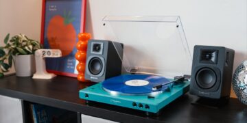 Audio-Technica AT-LP60XBTTL teal platenspeler