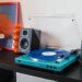 Audio-Technica AT-LP60XBTTL teal platenspeler