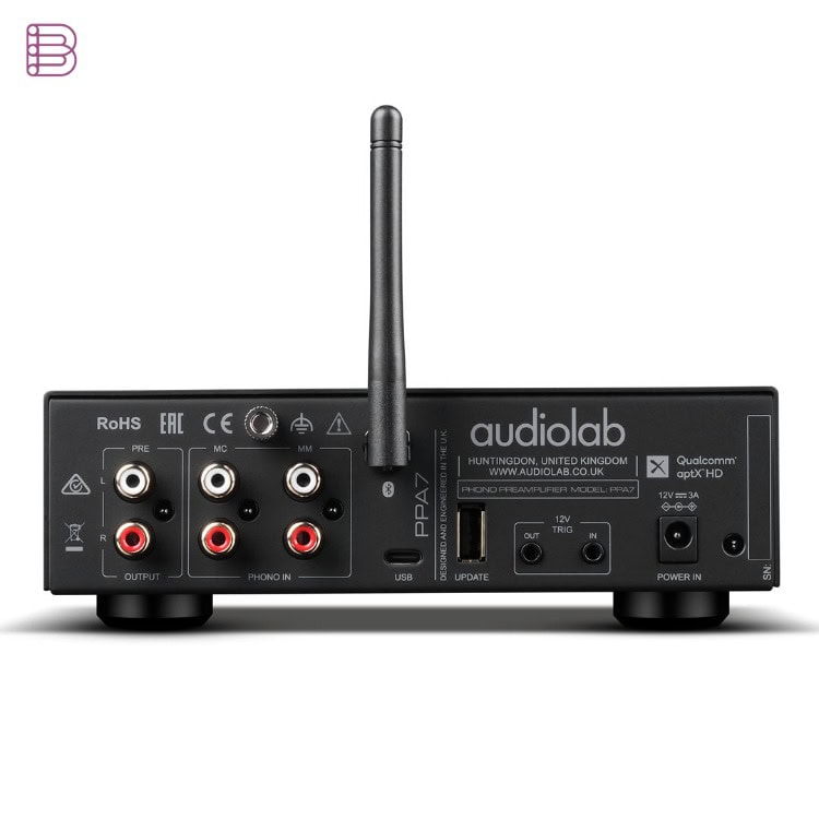 Audiolab PPA7 phono preamplifier rear panel connections