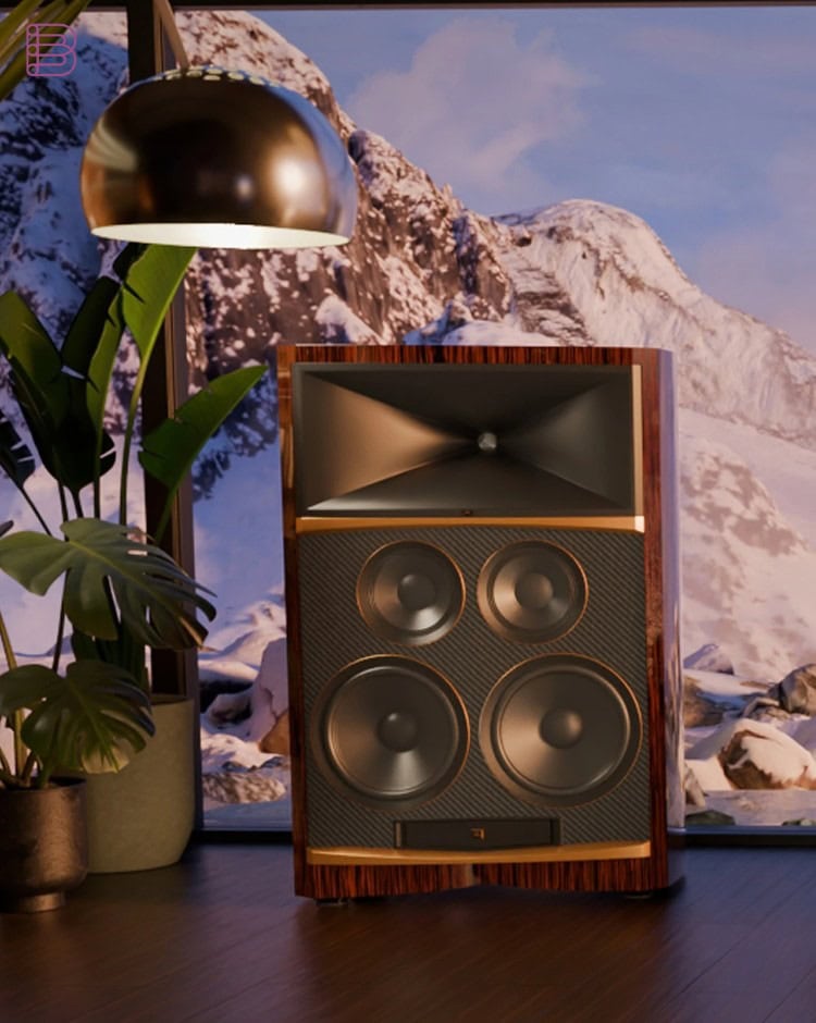 JBL Summit Everest loudspeaker in a living room