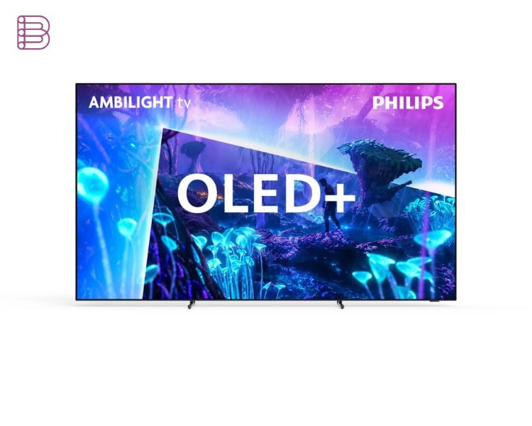 Philips OLED+951 Ambilight TV, front view