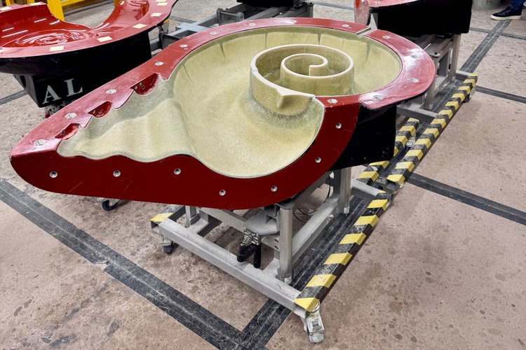Moulds for the Bowers & Wilkins Nautilus loudspeaker