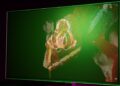 Samsung Odyssey OLED G8 G80SH gaming monitor showing a colourful chameleon
