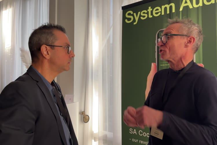Ole Witthøft, founder of System Audio, at Dutch Audio Event 2026.